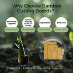Keechee 4-Pcs Natural Wood Cutting Board Set Kitchen Tools - Image 6