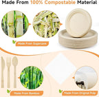 Compostable Disposable Dinnerware Set - Image 3