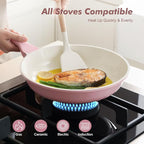 SENSARTE Nonstick Ceramic Frying Pan 10-Inch, Healthy Non Toxic Skillet - Image 5