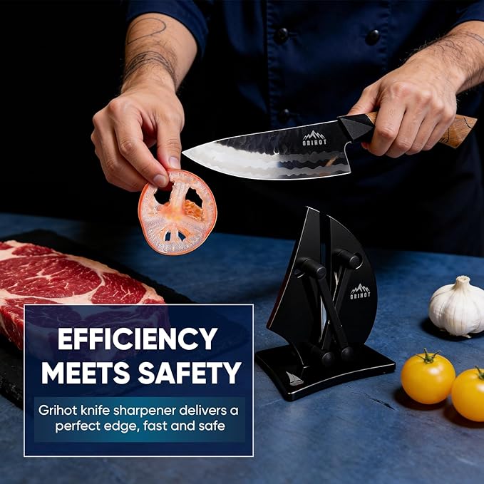 VN3 Professional Knife Sharpener | 3-Action Streamlined Sailboat Design - Image 4