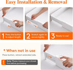 Lifewit 8 Pack 4" High Drawer Dividers 28-43.5cm/11-17" Adjustable Drawer - Image 4