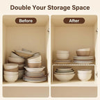 iPEGTOP Kitchen Cabinet Storage Shelf Rack - Image 7