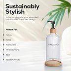 Clear Glass Dish Soap Dispenser by Brighter Barns - Image 2