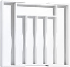 Bellsal White Silverware Organizer Kitchen Drawer Organizer Expandable Bamboo - Image 8