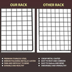 Briout Cooling Rack for Baking, Thick Wire Cookie Rack for Cooking, Oven Safe - Image 4