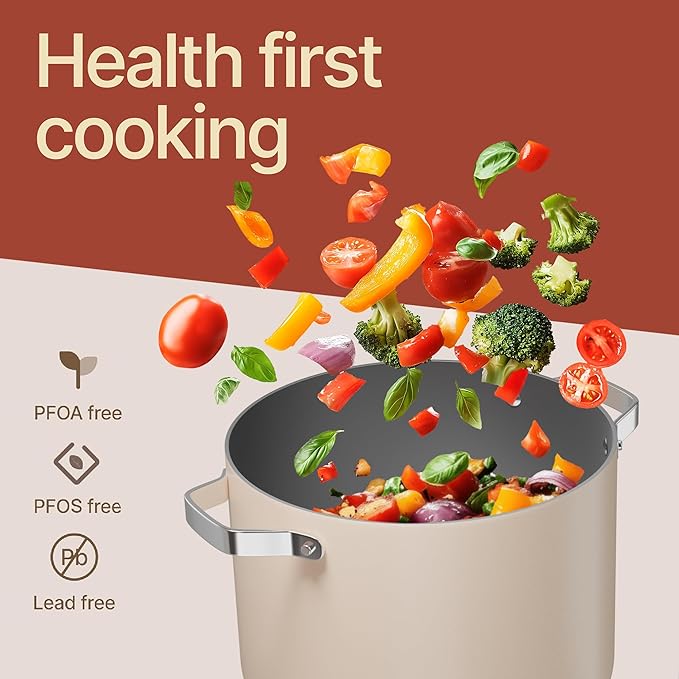 Bakken 12.5 Quart Ceramic Coated Stock Pot - Image 6