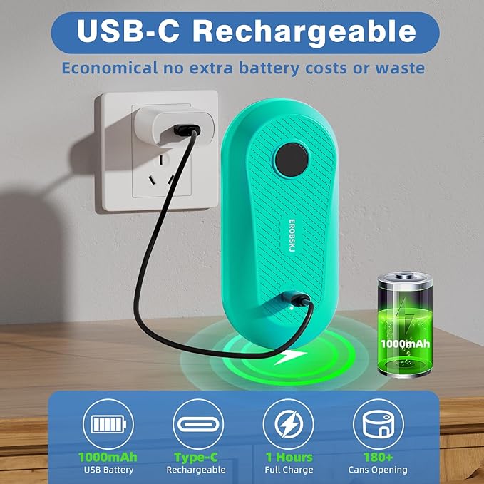 Auto Electric Can Opener, Rechargeable Can Openers - Image 2