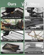 Dish Drying Rack, 2 Tier Space-Saving Dish Rack - Image 7