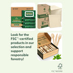 Weemium Disposable Wooden Cutlery Set - Image 2