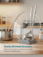 NiHome Upgraded Pot Lid and Spoon Rest - Image 4