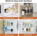 Mystozer Magnetic Spice Rack for Refrigerator, Kitchen Organizer and Storage - Image 5