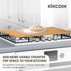 Kikcoin Bamboo Cutting Boards for Kitchen, 3XLarge Wood Cutting Board - Image 7