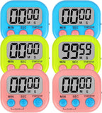 ZILLEEN 6 Pack Kitchen Timers for Cooking Digital Classroom Timers for Teachers by ZILLEEN