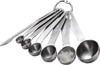 Stainless Steel Measuring Spoons Set, 7 Pieces Kitchen Measuring Sets Gadgets by GrandFort