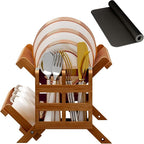 Greenual Teak Dish Drying Rack - Image 7