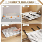 Seinloes 2 Pack Pull Out Cabinet Organizer - Image 8