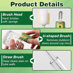 5-in-1 Bottle Cleaning Brush Set, Portable Brush Tools - Image 6