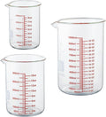 High Borosilicate Glass Measuring Cup Set-V-Shaped Spout，Includes 250ml by AckersBORO33