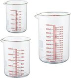 High Borosilicate Glass Measuring Cup Set-V-Shaped Spout，Includes 250ml by AckersBORO33