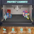 SIKADEER 22" x 22" Under Sink Mat Waterproof, Silicone Mat Kitchen Drawer Shelf - Image 4