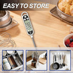 Electronic Digital Display Thermometer, 304 Long Probe, Suitable - Image 6