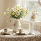 Leinuosen White Daisy Paper Towel Holder Coquettish Cute Wooden Daisy Kitchen - Image 6