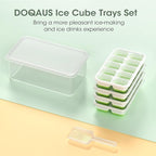 DOQAUS Ice Cube Tray with Lid and Bin - Image 8