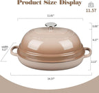 EDGING CASTING Enameled Oval Cast Iron Dutch Oven Pot - Image 2