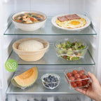 Hrunkfg100 Pcs Bowl Covers Plastic Wrap, Reusable Elastic Food Cover, Extra - Image 6
