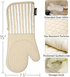 Alselo Silicone Oven Mitts Heat Resistant 932℉ - Image 2
