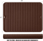 Large 14" x 11" Silicone Dish Drying Mat - Image 2
