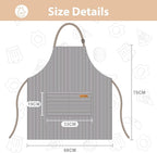 VALOME 2 Pack Kitchen Aprons, Apron - Image 2