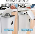 Tiyafuro 2.4 Gallon Kitchen Compost Bin - Image 3