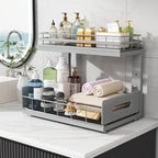 Under Sink Organizer Upgrade To Professional Rails, 2-Tier Dual Pull Out - Image 8