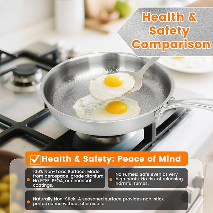 Titanium Hammered Pan Pro with Lid - Image 5