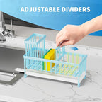 Cisily Sponge Holder for Kitchen Sink, Sink Caddy Organizer - Image 4