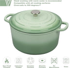 VORRINGARD Enameled Cast Iron Dutch Oven Pot - Image 3