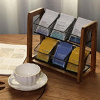 HTB 2 Tier Tea Organizer for Tea Bags, Tea Bag Holder - Image 8