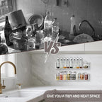 Spice Rack Wall Mount, Spice Holder Shelf Saving Space - Image 7