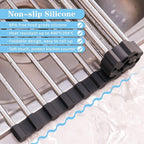 Seropy Roll Up Dish Drying Rack Over the Sink Drying Rack - Image 5