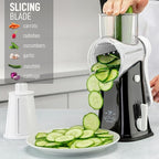 Zulay Kitchen Rotary Cheese Grater 5 Blade Cheese Shredder - Image 5