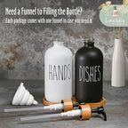 LOOCHICA 2 Pack Glass Soap Dispenser Set - Image 9