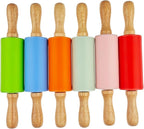 6 Pack Small Rolling Pin for Kids, Kids Rolling Pin for Home Kitchen - Image 5