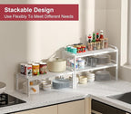 X-cosrack 12" Wide 100LBS Loading-Bearing Heavy Duty Kitchen Storage Shelf - Image 4