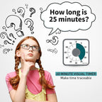 Secura 7.5 Inch Visual Timer, 60 Minute Visual Oversize Countdown Timer - Image 2