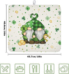 St Patrick's Day Gnome Dish Drying Mat - Image 2