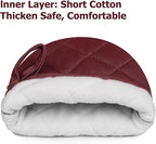 Short Oven Mitts, Heat Resistant 500°F, Silicone Grip Kitchen Gloves, Non-Slip - Image 4