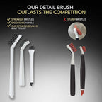 Grout Cleaning Brushes Set Deep Cleaner Multi-Purpose Stiff Bristle Brush - Image 7