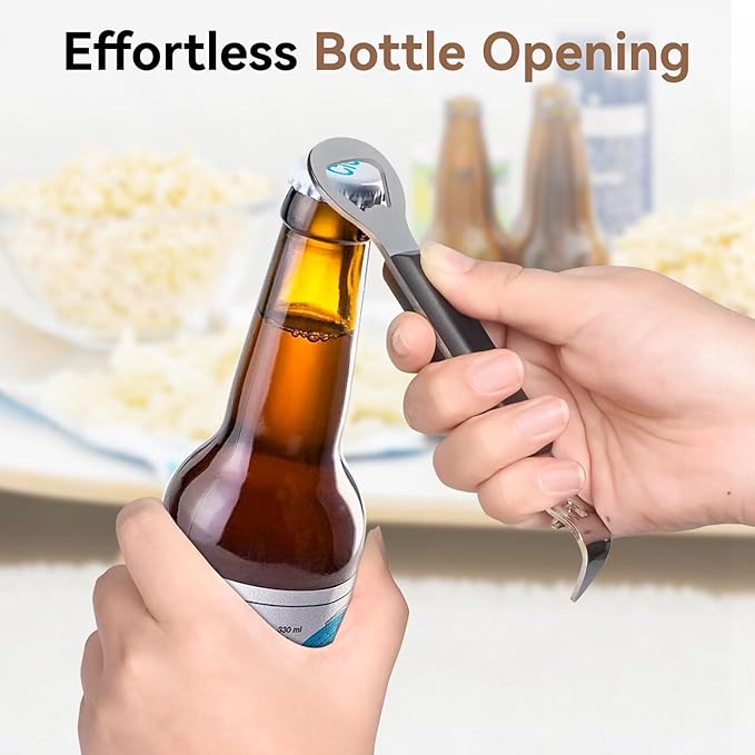Anyongora 2-in-1 Can Punch Opener & Bottle Opener, Can Opener, Stainless Steel - Image 4