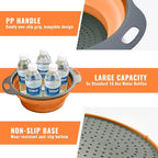 2 Pack Collapsible Silicone Colander - Image 5